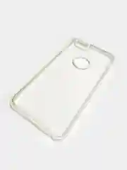 Белый чехол прозрачный силиконовый iPhone 6+ / накладка айфон