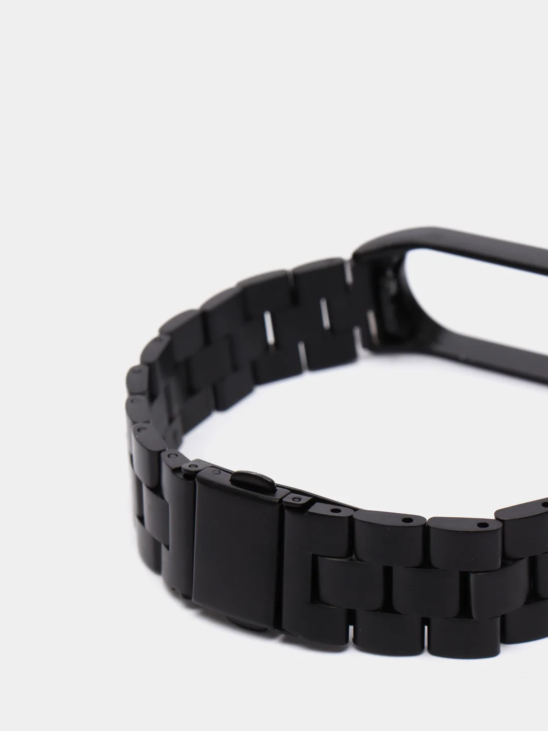 Серебряный металлический ремешок для Xiaomi Mi Band 3 и Band 4
