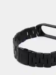 Серебряный металлический ремешок для Xiaomi Mi Band 3 и Band 4