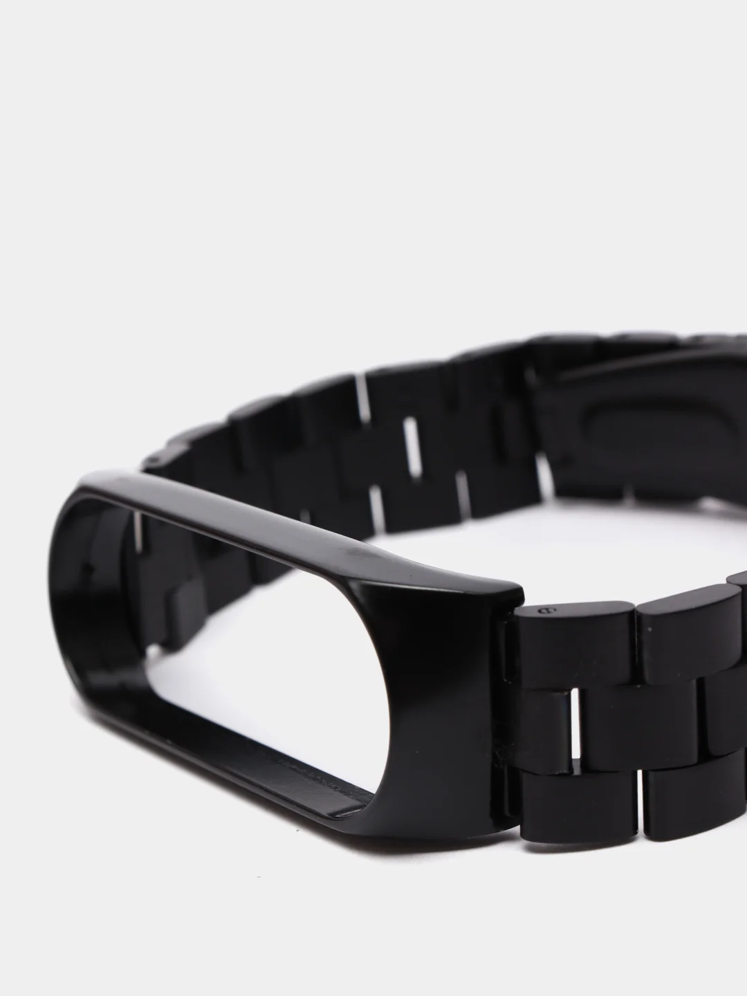 Серебряный металлический ремешок для Xiaomi Mi Band 3 и Band 4