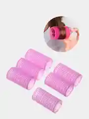 Бигуди липучки, 6 штук, разные цвета