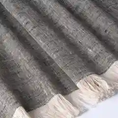 Плед из натурального льна, розовый