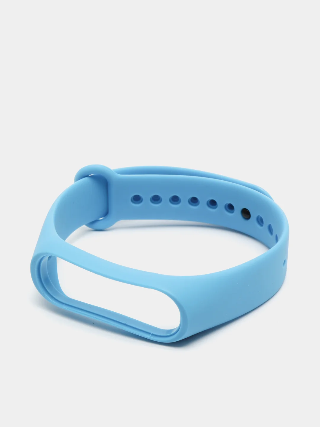Голубой силиконовый ремешок для Xiaomi Mi Band 3, Mi Band 4, Сяоми Ми бэнд 3,4