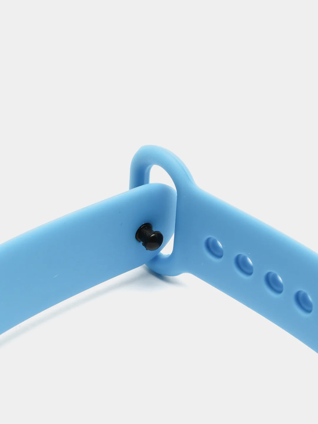 Голубой силиконовый ремешок для Xiaomi Mi Band 3, Mi Band 4, Сяоми Ми бэнд 3,4
