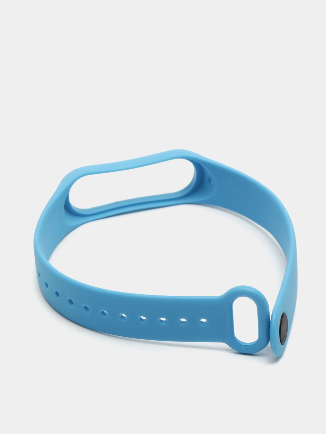 Голубой силиконовый ремешок для Xiaomi Mi Band 3, Mi Band 4, Сяоми Ми бэнд 3,4