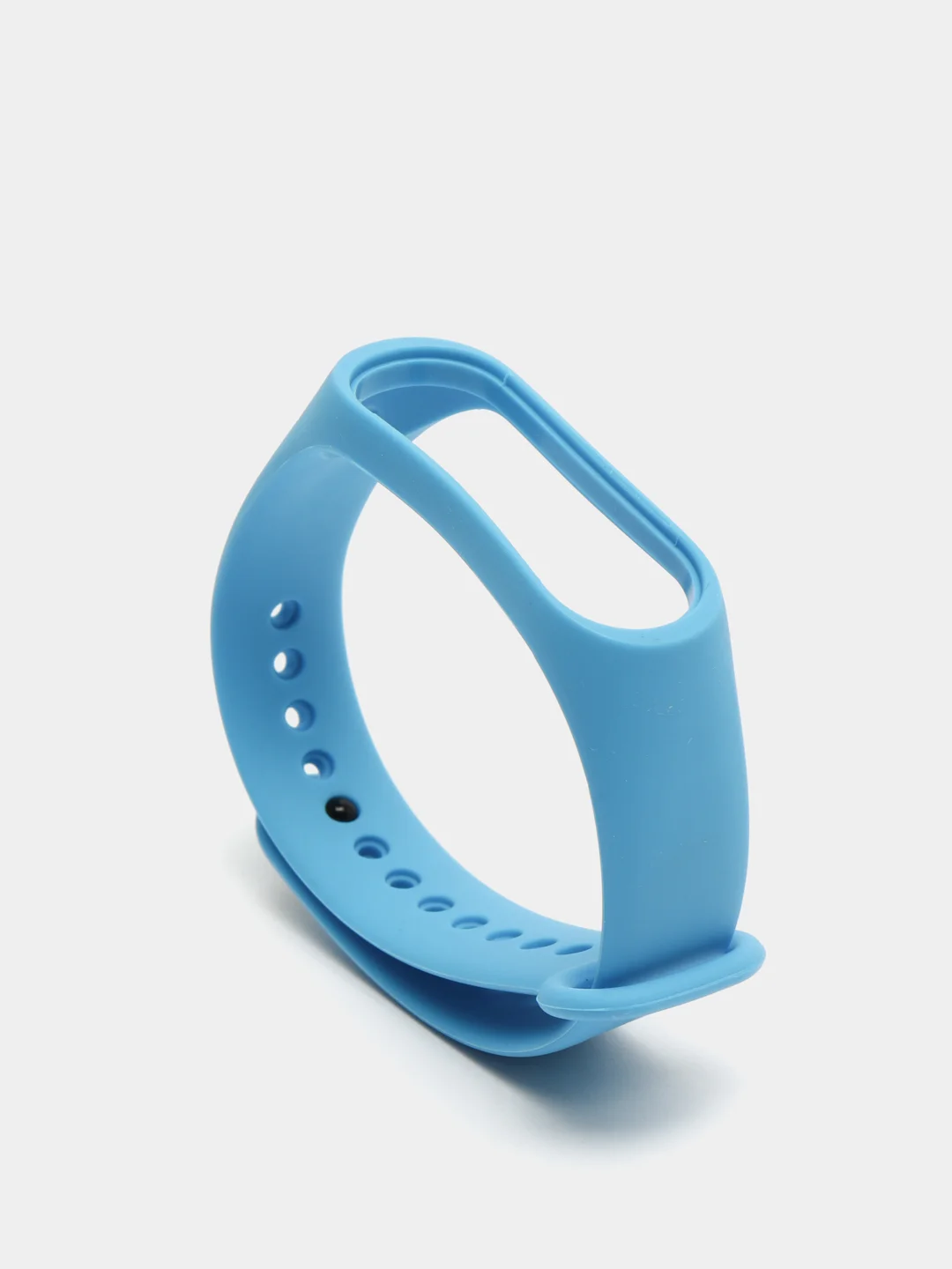 Голубой силиконовый ремешок для Xiaomi Mi Band 3, Mi Band 4, Сяоми Ми бэнд 3,4