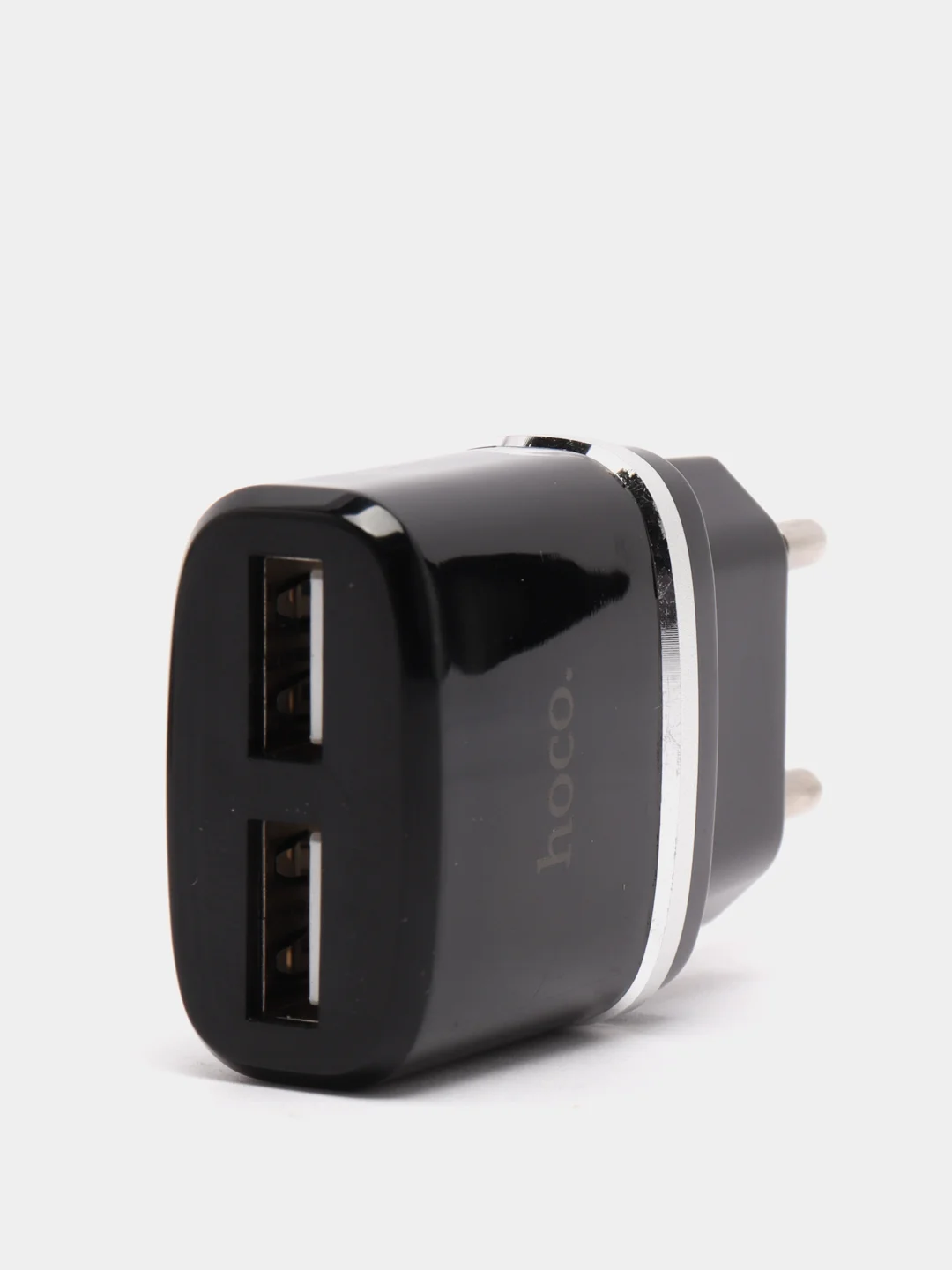 Белый сетевое зарядное устройство HOCO C12, с кабелем Micro USB для android, до 2.4A