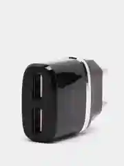 Белый сетевое зарядное устройство HOCO C12, с кабелем Micro USB для android, до 2.4A