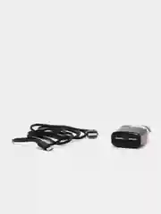 Белый сетевое зарядное устройство HOCO C12, с кабелем Micro USB для android, до 2.4A