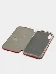 Красный чехол книжка Xiaomi 8a/9/Note8T/Note7/Note8/Note9T/Note9S(Pro/ProMax)Mi8SE/MiPlay/Mi8Lite
