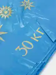 Пакет майка полиэтиленовый "Звезда", 36+15x60, 100 шт