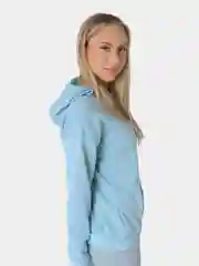 Голубой худи женское, базовое