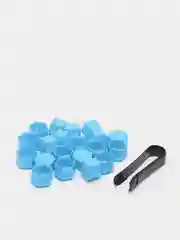 Голубой колпачки на колеса