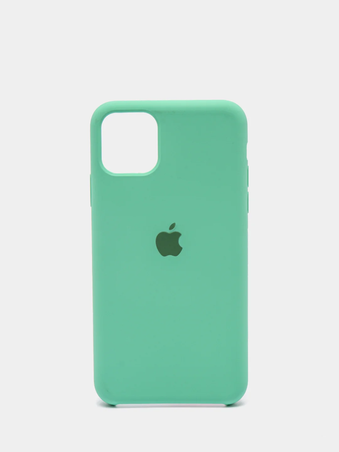 Салатовый чехол накладка Apple Silicone Case для iPhone 11 Pro Max soft-touch айфон защитный