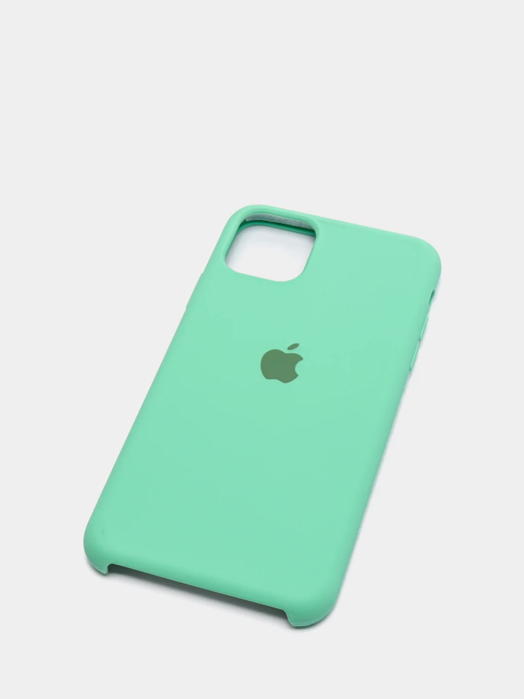 Салатовый чехол накладка Apple Silicone Case для iPhone 11 Pro Max soft-touch айфон защитный