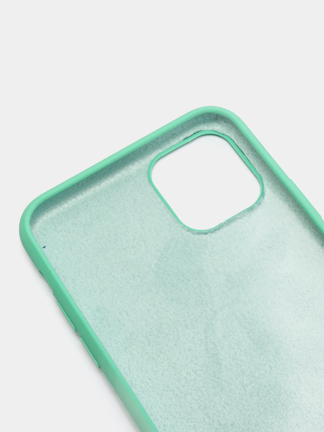 Салатовый чехол накладка Apple Silicone Case для iPhone 11 Pro Max soft-touch айфон защитный