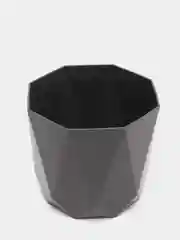 Угольный кашпо / горшок для цветов с поддоном "Призма"