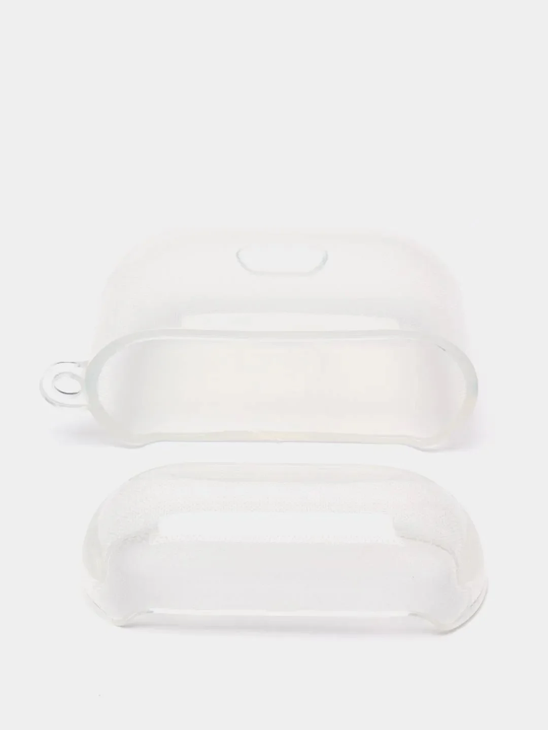 Прозрачный чехол для AirPods 3, 10 цветов, силикон, c креплением для карабина