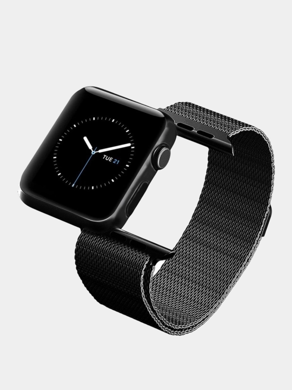 Миланский металлический ремешок для умных смарт часов Apple Watch series 1-6 и SE