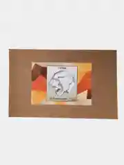 Красный бумажный 3D конструктор