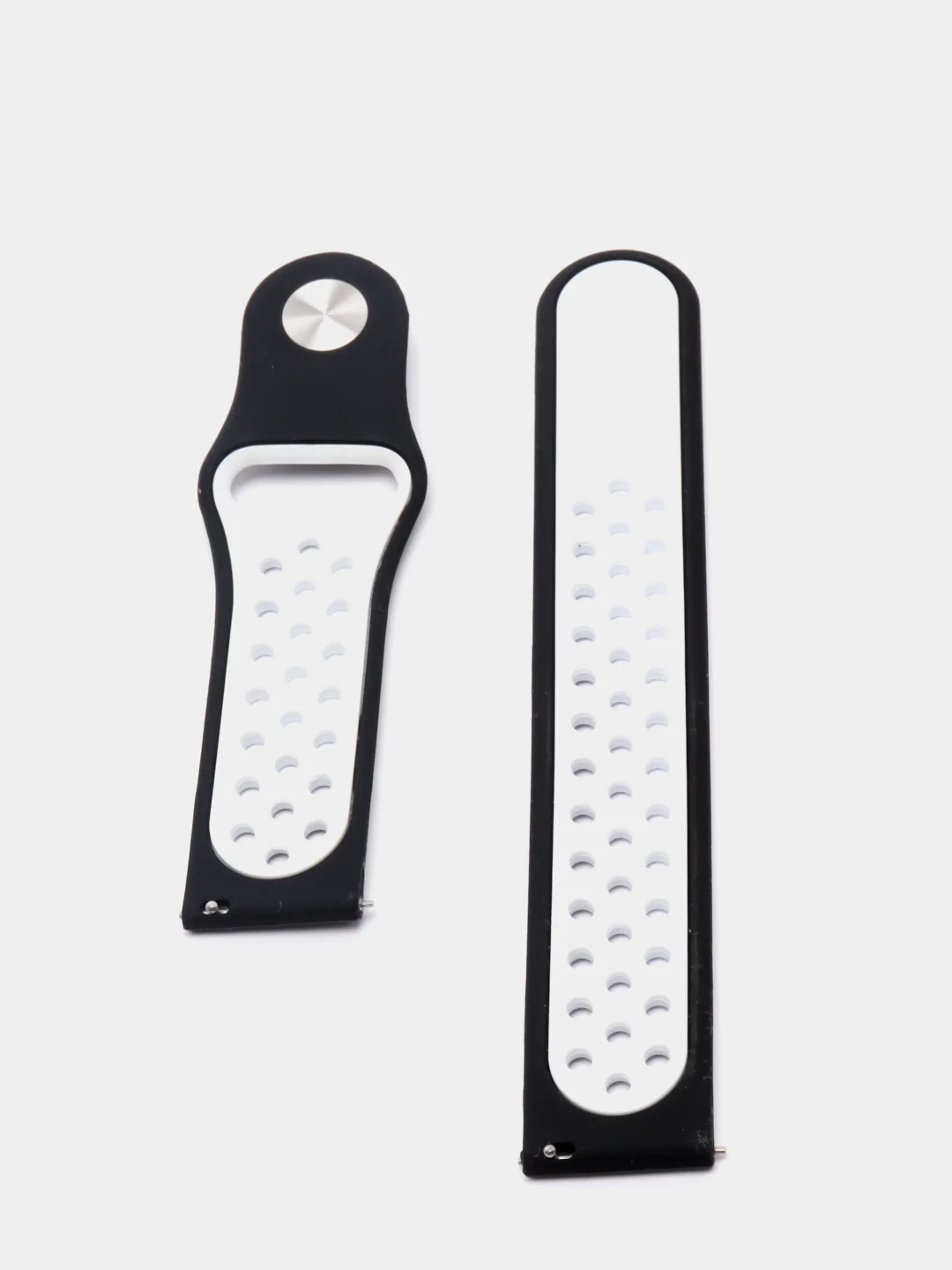 Белый спортивный ремешок для Xiaomi Amazfit Bip / GTR 42 мм / GTS / Samsung Gear S2