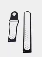 Белый спортивный ремешок для Xiaomi Amazfit Bip / GTR 42 мм / GTS / Samsung Gear S2