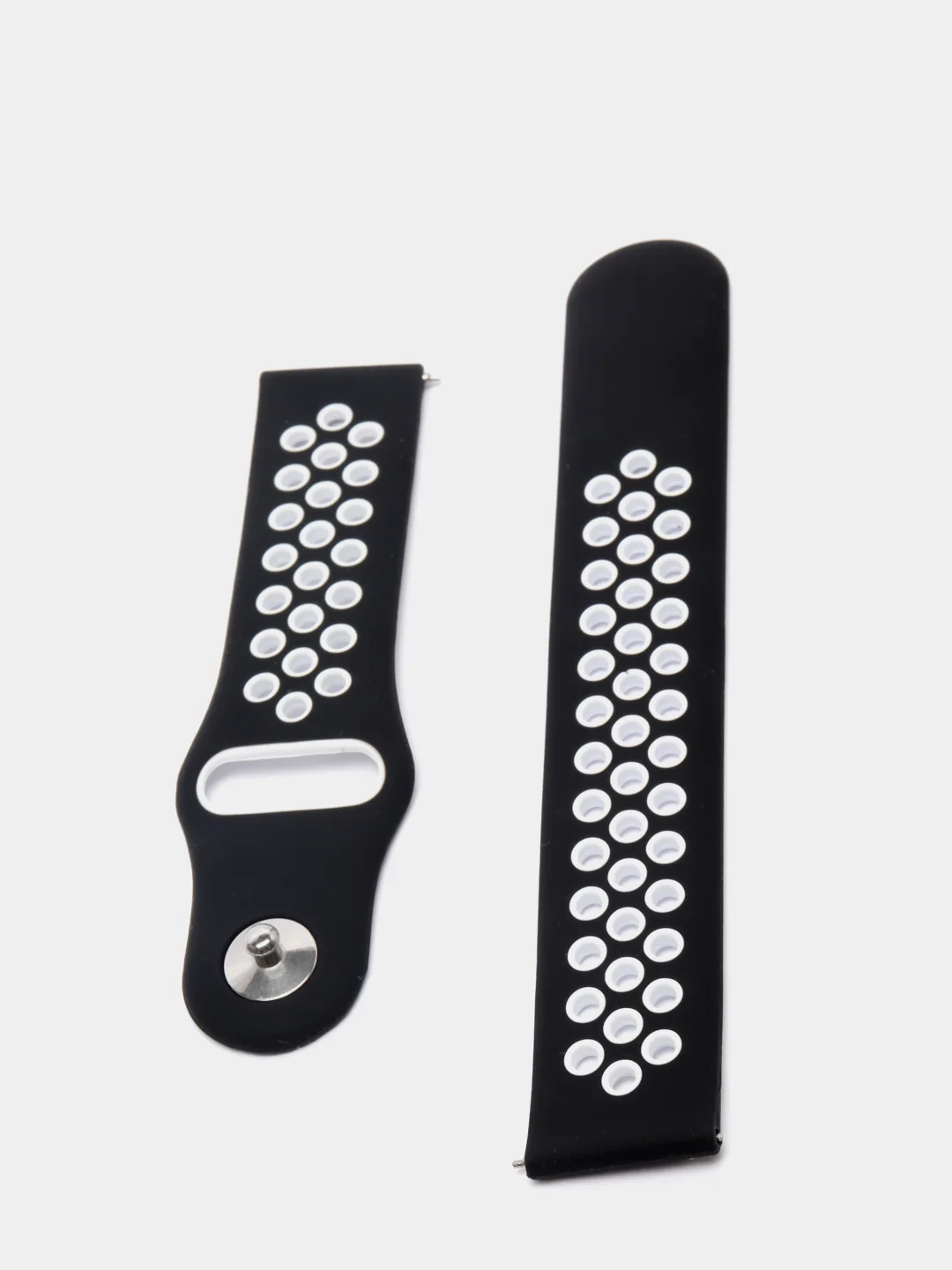 Белый спортивный ремешок для Xiaomi Amazfit Bip / GTR 42 мм / GTS / Samsung Gear S2
