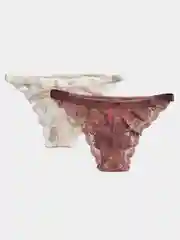Женские трусы бразилианки с кружевом высокая посадка