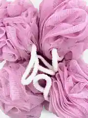 Мочалка-бант для тела, мягкая, массажная, отшелушивающая