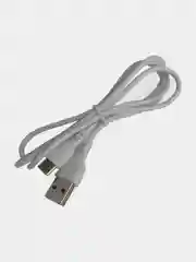 Белый кабель зарядный Borofone (до 3A, Type-C, MicroUSB, Lightning для Android и iPhone)