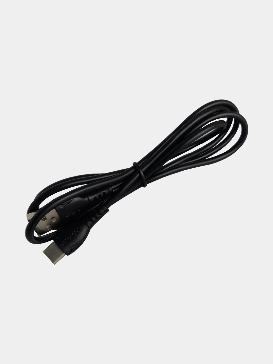 Черный кабель зарядный Borofone (до 3A, Type-C, MicroUSB, Lightning для Android и iPhone)