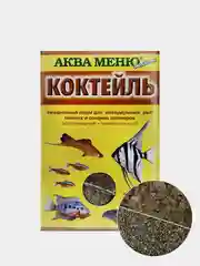 Корм АКВА МЕНЮ Коктейль 15гр.(хлопья+гранулы) для аквариумных рыб