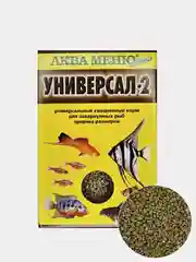 Корм Аква Меню "Универсал" - 2, 30 гр, гранулы, для аквариумных рыб средних размеров