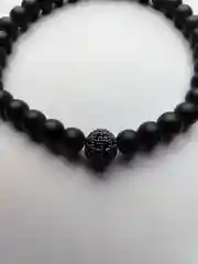 Браслет "Бусины", из натурального камня
