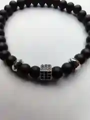 Браслет "Бусины", из натурального камня