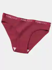 Багровый женские трусы слипы классика хлопок
