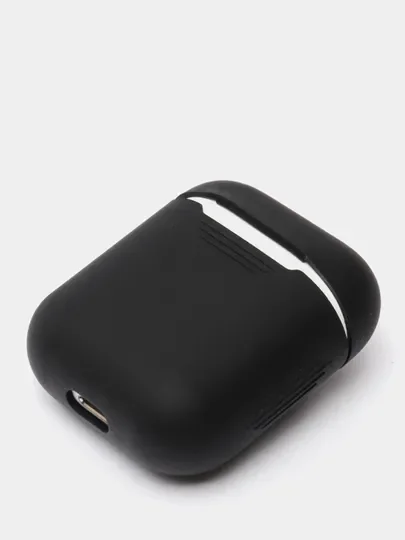 Чехол для наушников Apple AirPods (айр подс) силиконовый, TWS, приятный на ощупь
