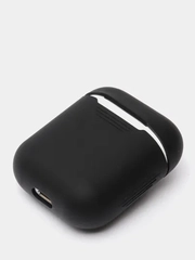 Чехол для наушников  Apple AirPods (айр подс) силиконовый, TWS, приятный на ощупь