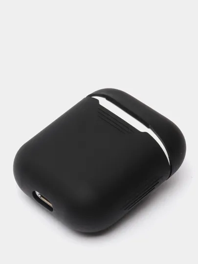 Чехол для наушников  Apple AirPods (айр подс) силиконовый, TWS, приятный на ощупь
