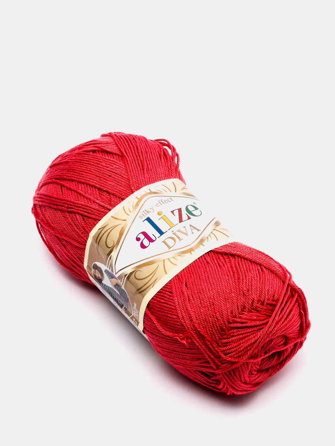 Коралловый пряжа Alize Diva 100% Микрофибра 100г 350м