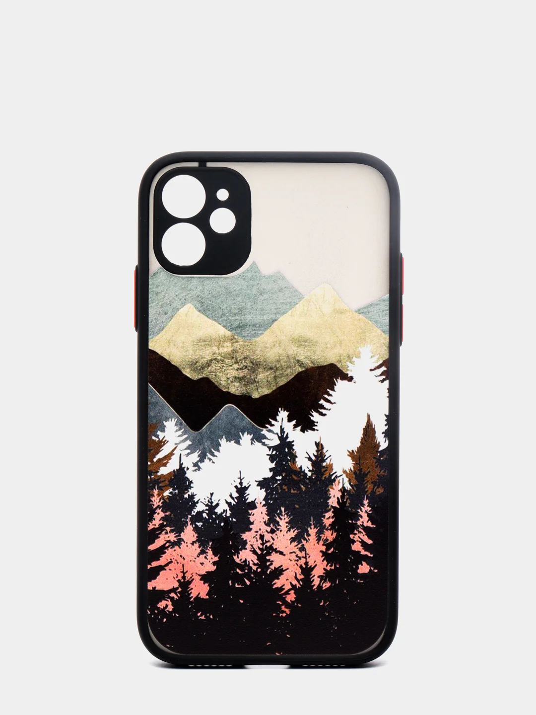 Черный чехол для iPhone 11 12 13 7 8 XR 14 Plus Pro Max mini айфон про макс пластиковый