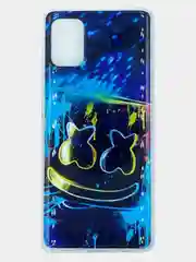 Зеленый чехол для Samsung A01, A30/A20, A20S, M30S/M21, A50, A51, рисунок