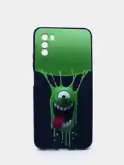 Терракотовый чехол силиконовый с принтом Xiaomi Poco M3