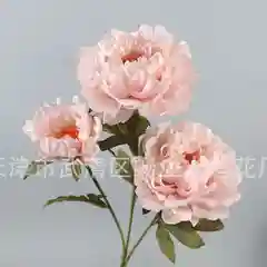 Бордовый цветы  искусственные пион