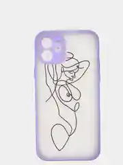 Лавандовый чехол для iPhone 12