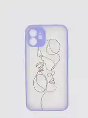 Лавандовый чехол для iPhone 12