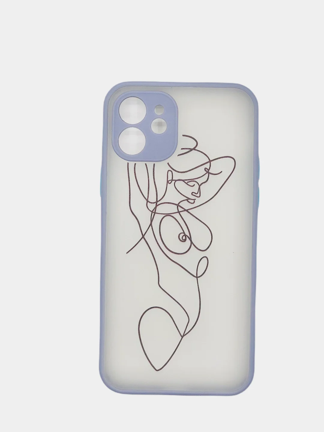Сиреневый чехол для iPhone 12