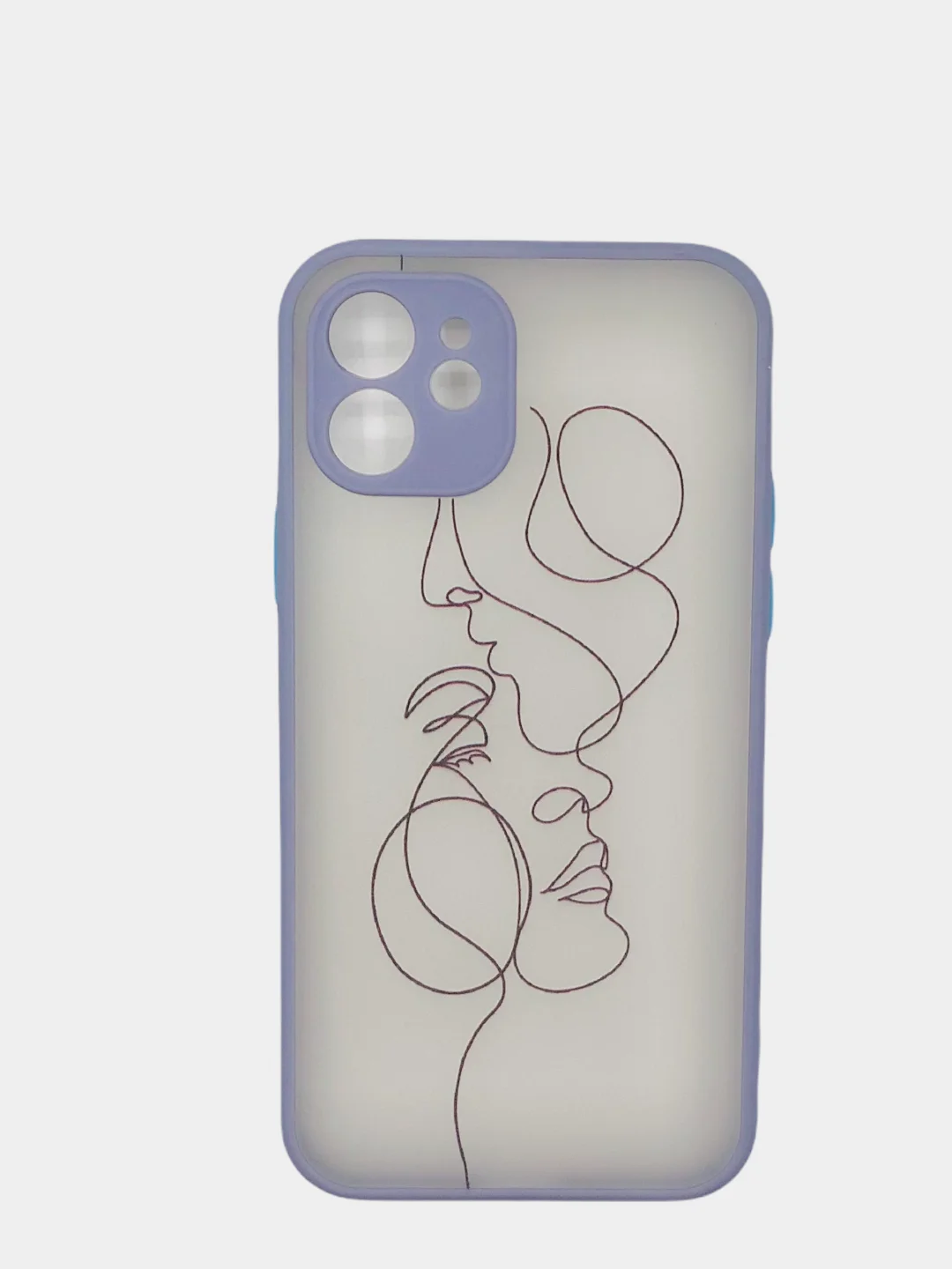 Сиреневый чехол для iPhone 12