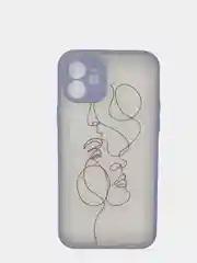 Сиреневый чехол для iPhone 12