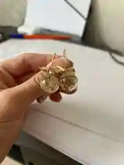 Сережки с цветками